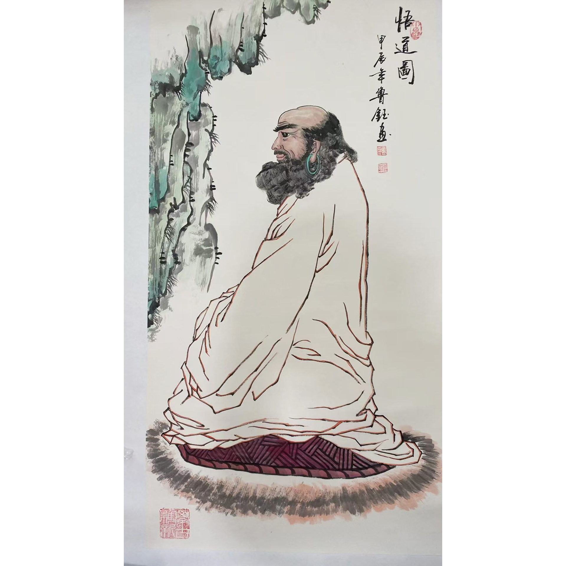 鲁钰悟道图AD10222