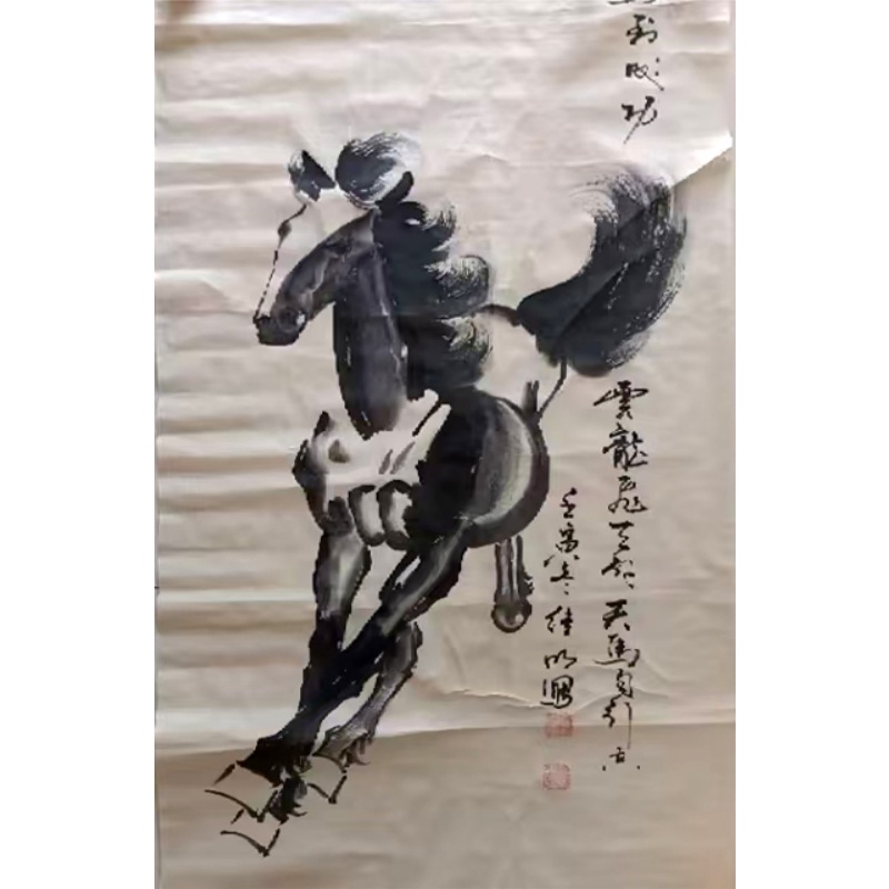 水墨奔马图AK2002