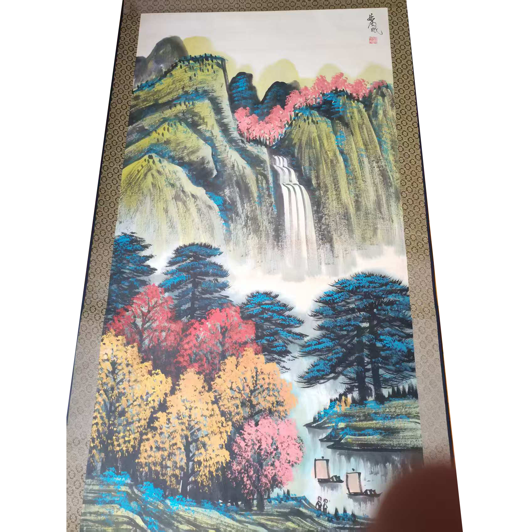 林风眠  秋涧云帆  AD2736