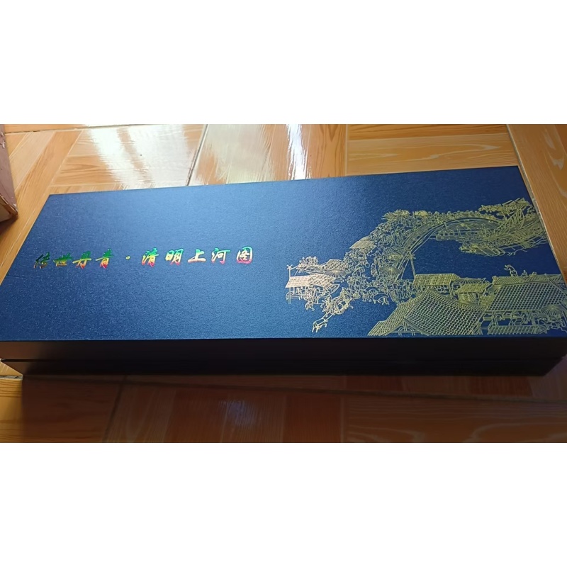 清明上河图鎏金雕饰摆件AC4201