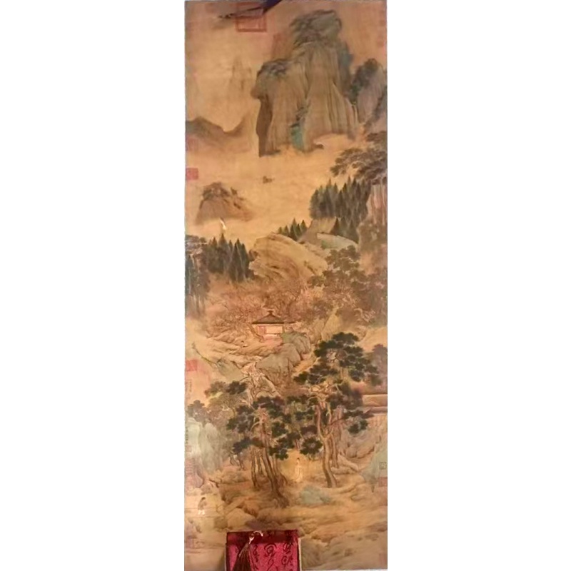 松壑游春图AG2698