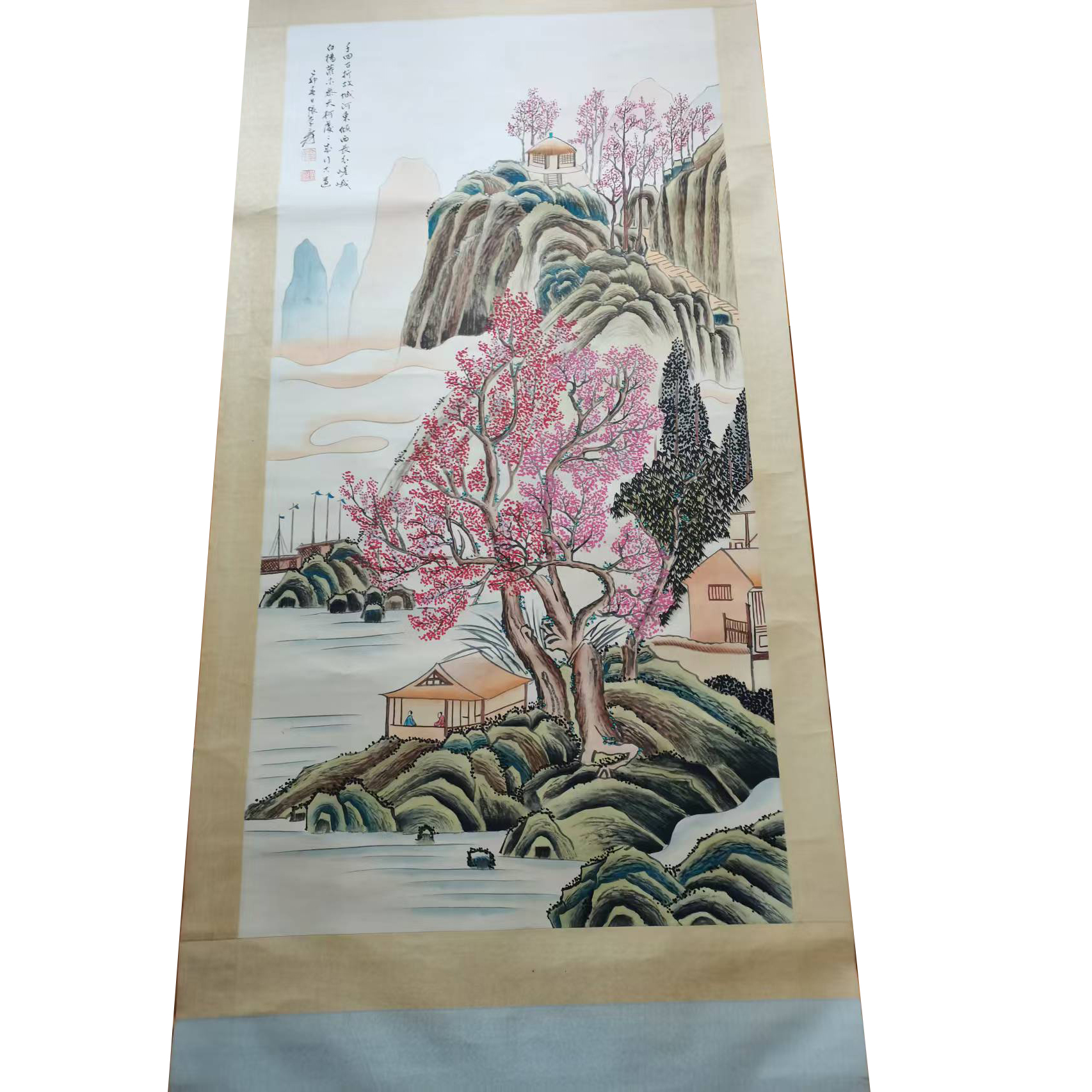 张大千  桃溪揽胜图   AD2741
