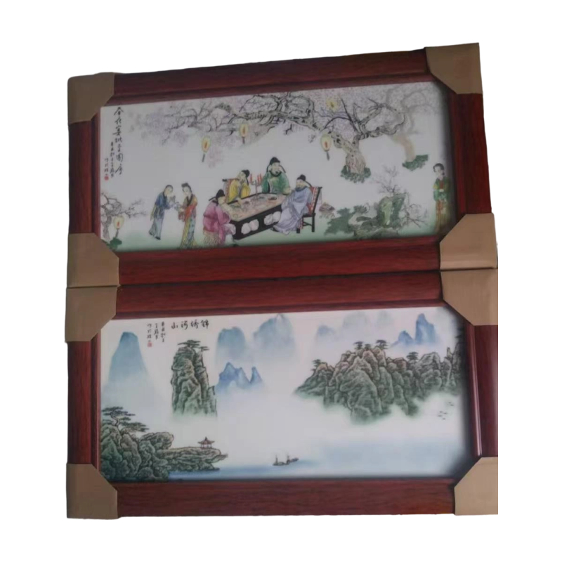 瓷板画 夜宴图 锦绣河山AC1206