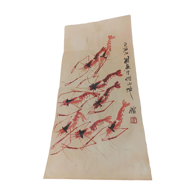 朱砂群虾图AC1291