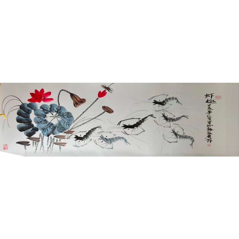齐白石孙女 虾画AG2739