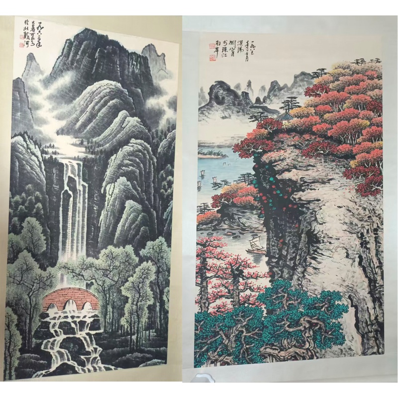 江山揽胜 山水双联AC0899