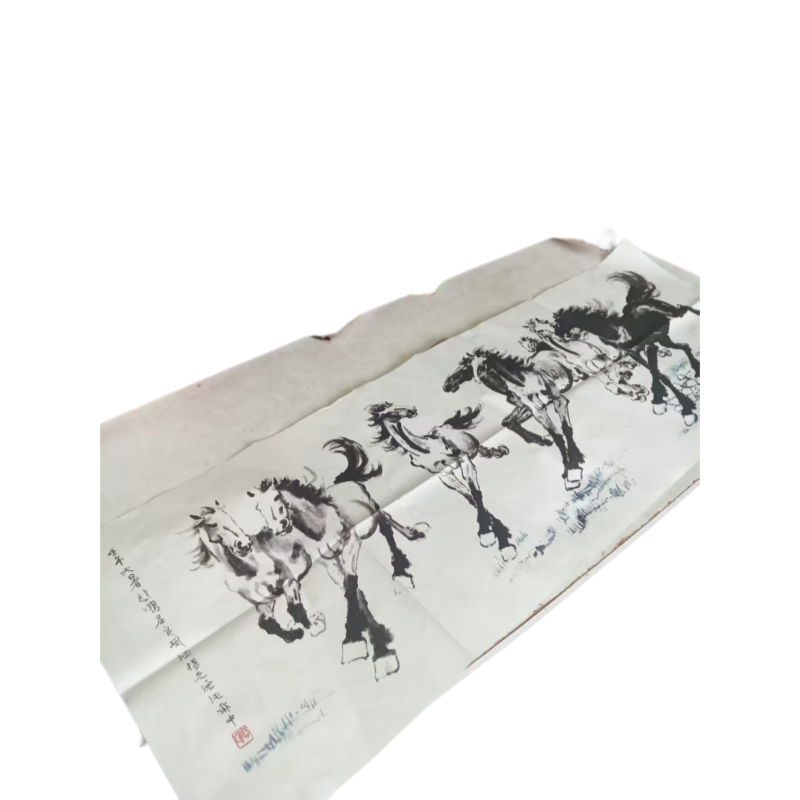 八骏图横幅AC1498