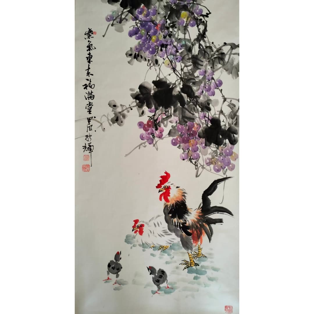 新辉  紫气东来福满堂AD2768
