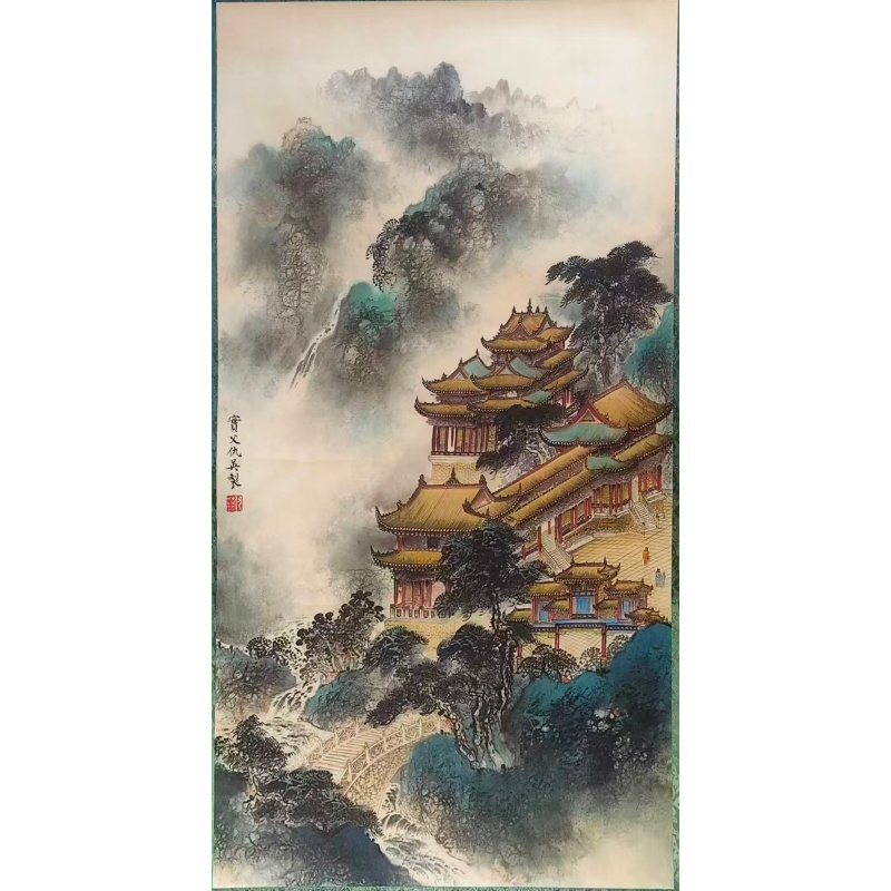 仇英仙山楼阁图AK2074
