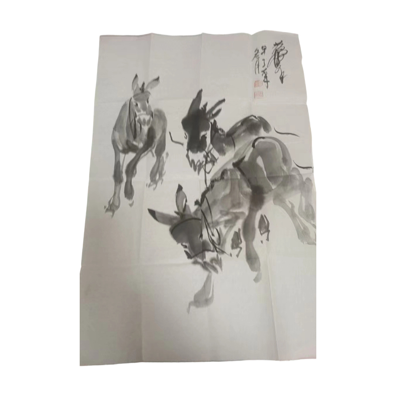黄胄三驴图AB7008