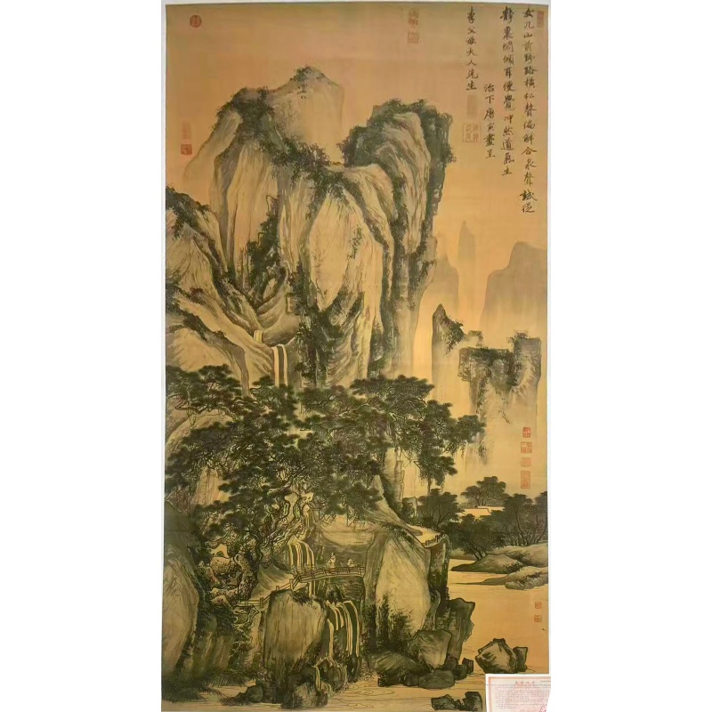 唐伯虎 山路松声图AG2817