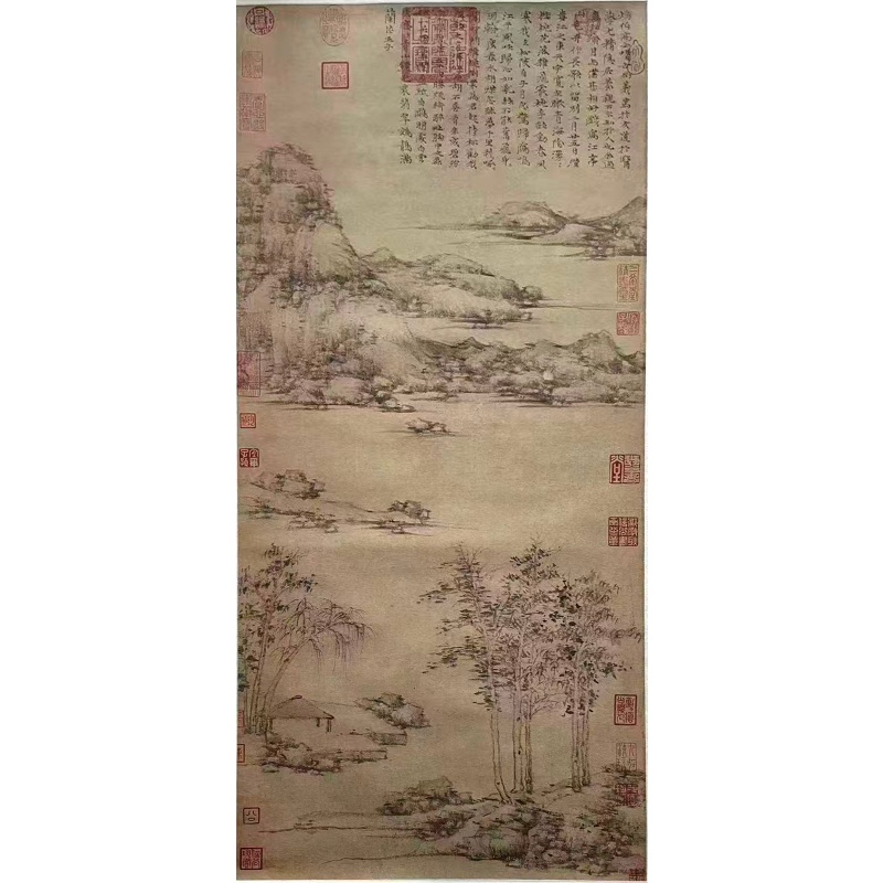 黄公望 江亭山色图AG2823